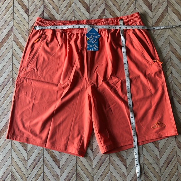 Magcomsen Mens Outdoorsport Performance Shorts Size 40. Orange NWT - Picture 8 of 8